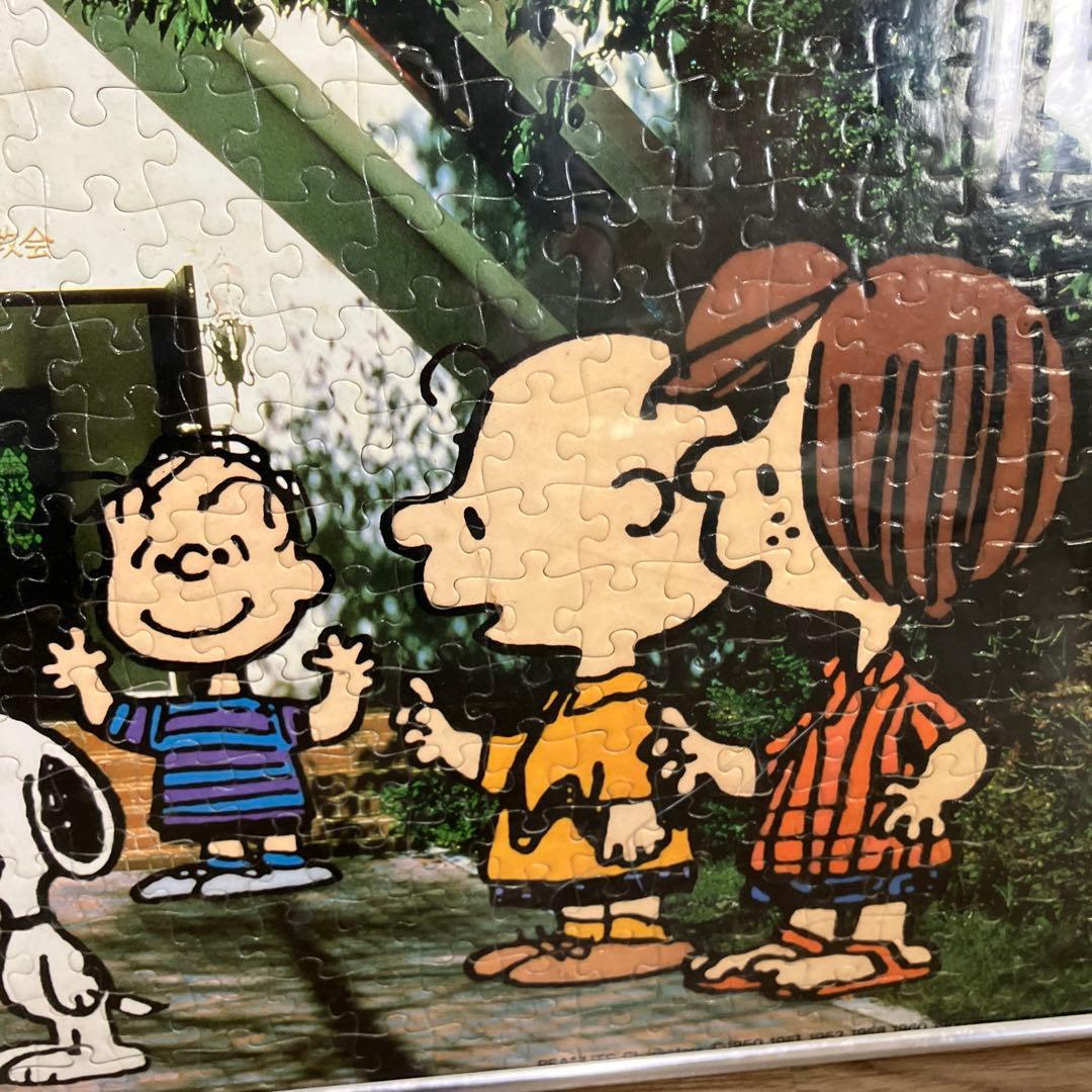 スヌーピー ピーナッツ チャーリーブラウン ジグソーパズル 完成品 フレーム