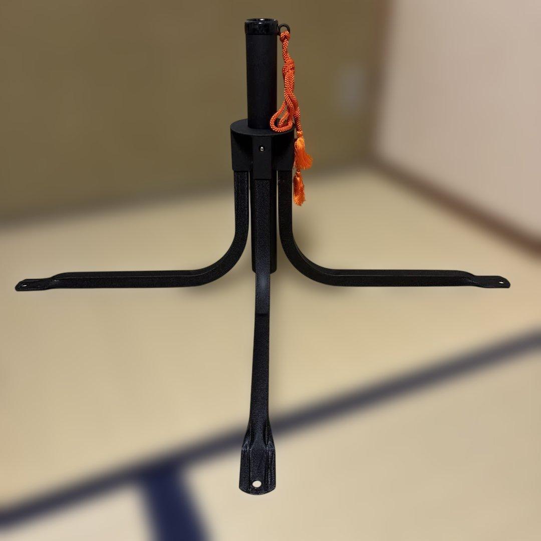 【茶道具】傘立（紙箱）クイ、ハンマーセット