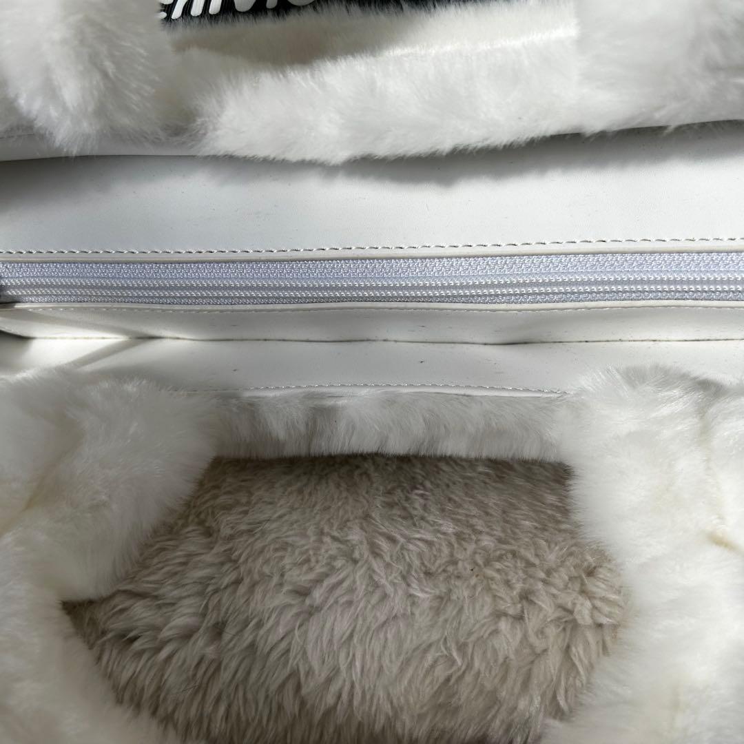 ARCHIVIO アルチビオ カートバッグ ファー ホワイト系