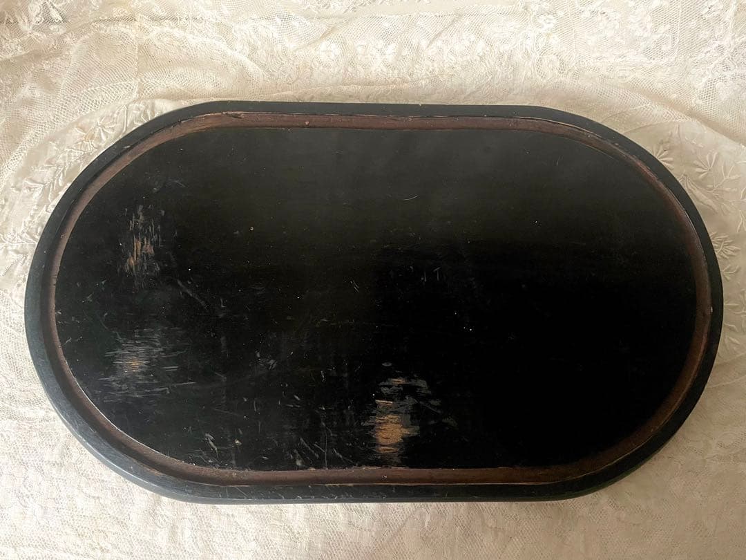 ディスプレイ台 ガラスドーム台座ナポレオン三世 ブラック フランスアンティーク