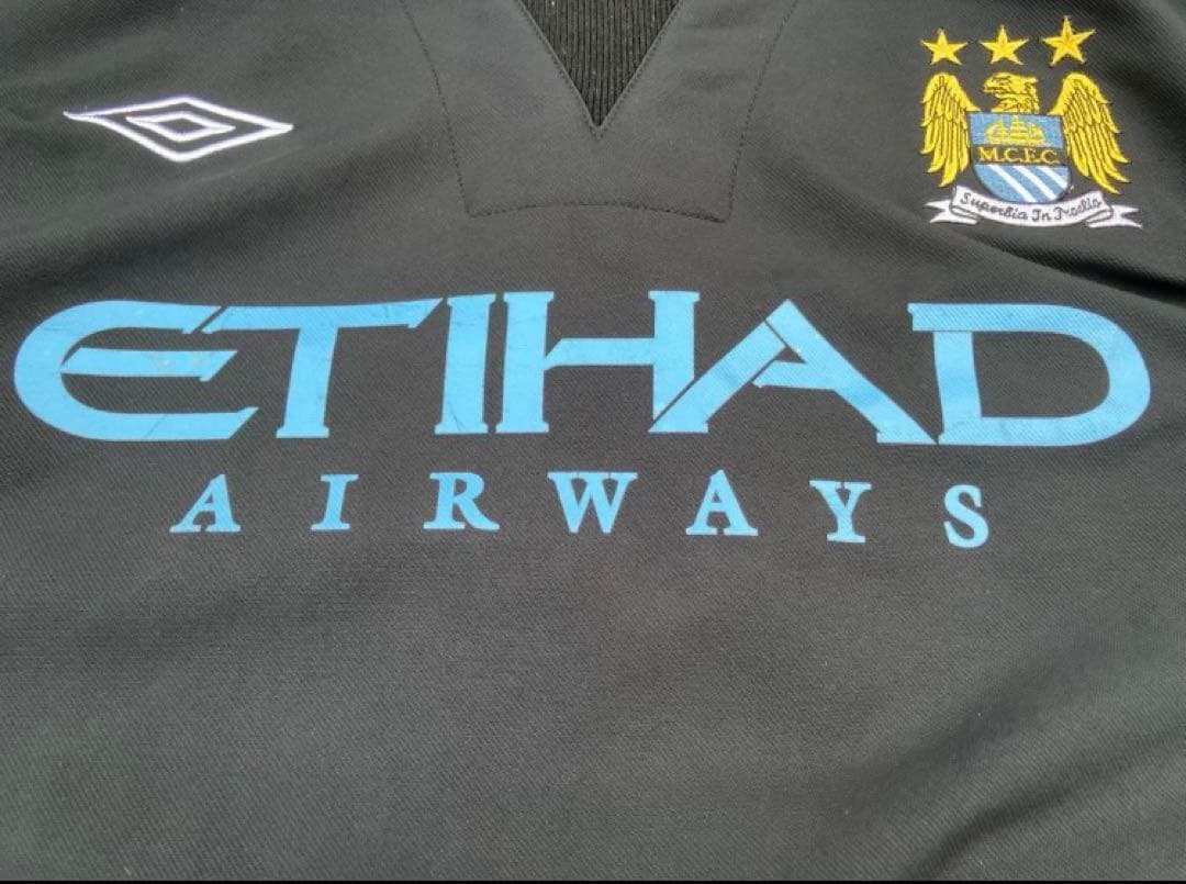 【希少_好配色】UMBRO×マンチェスターシティ/ピステ/ドリルトップ/2XL