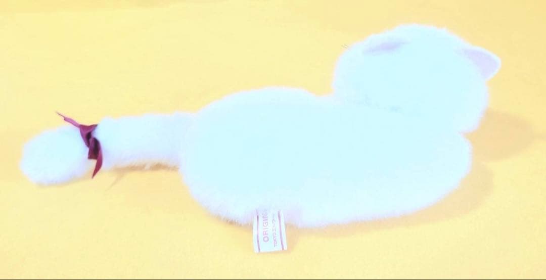 1970年代製エトワールetoileビンテージぬいぐるみ白猫ネコ昭和レトロ人形