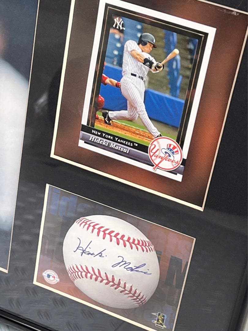 数量限定　MLB TOON ART 松井秀喜　フォトフレーム　フォトプラーク