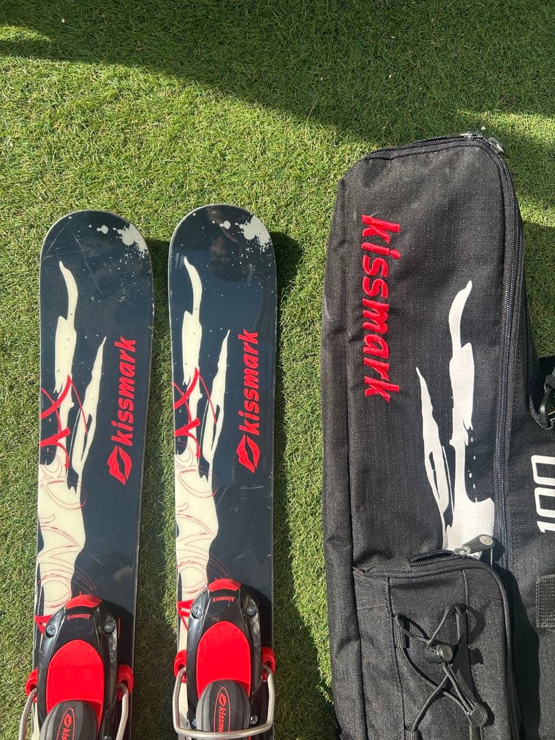【美品】Kissmark キスマーク ショートスキー FM9 99cm ケース付