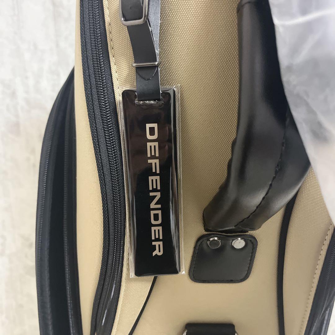 未使用保管品 ランドローバー DEFENDERキャディバッグ（ベージュ)