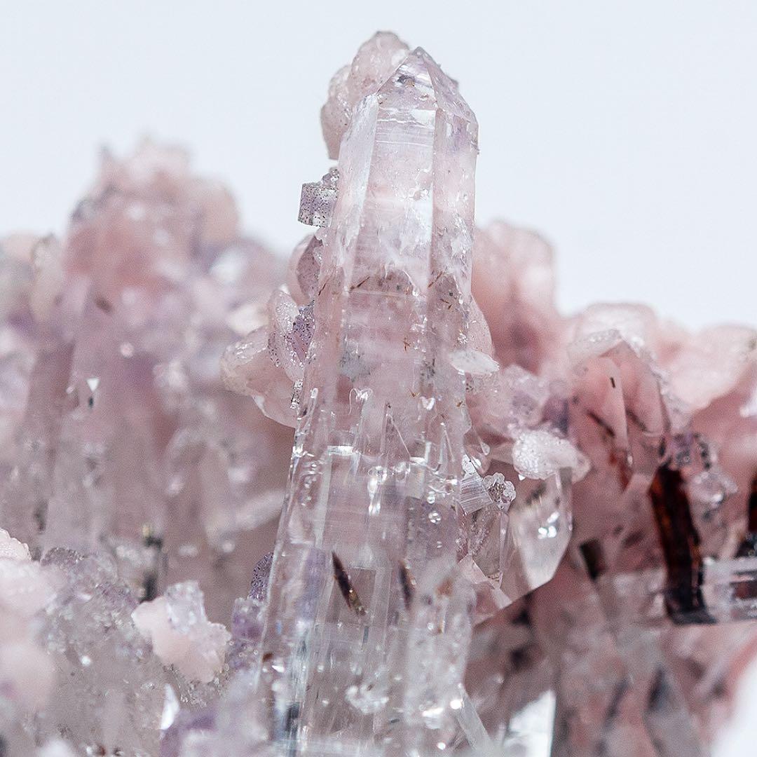 中国 ロードクロサイト フローライト 蛍石 天然石 原石 鉱物標本 鉱石 731