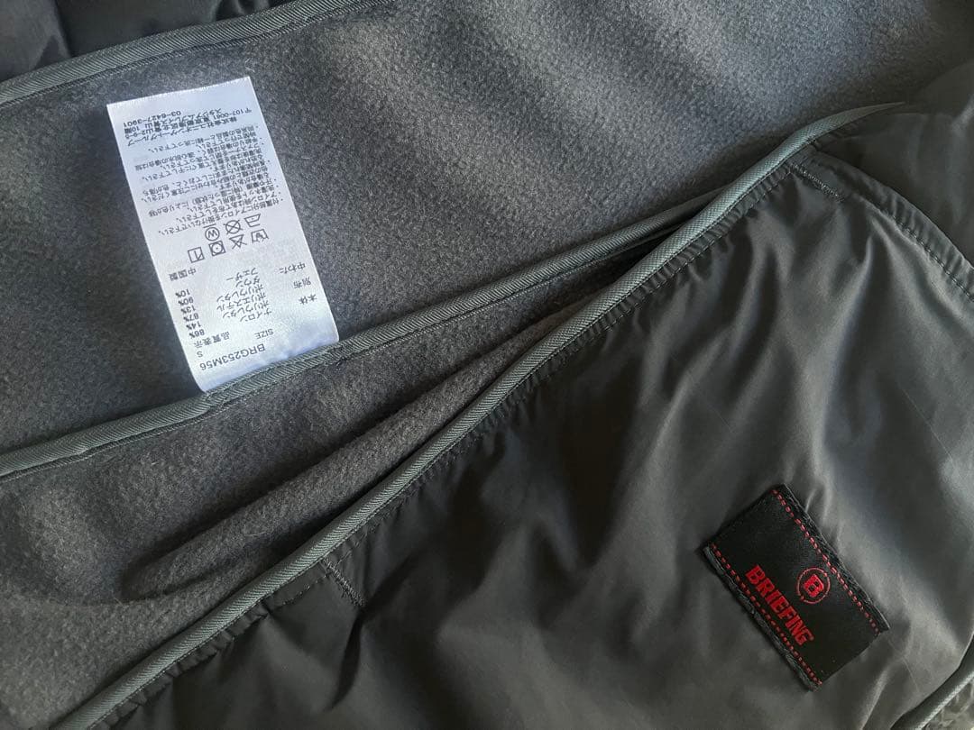 pirorikin様briefing ブリーフィングゴルフダウンベストグレー S