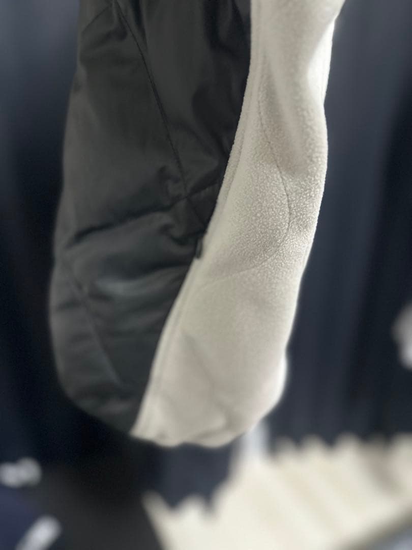 【しょう】muta フリース切替 ダウンジャケット　ブラック