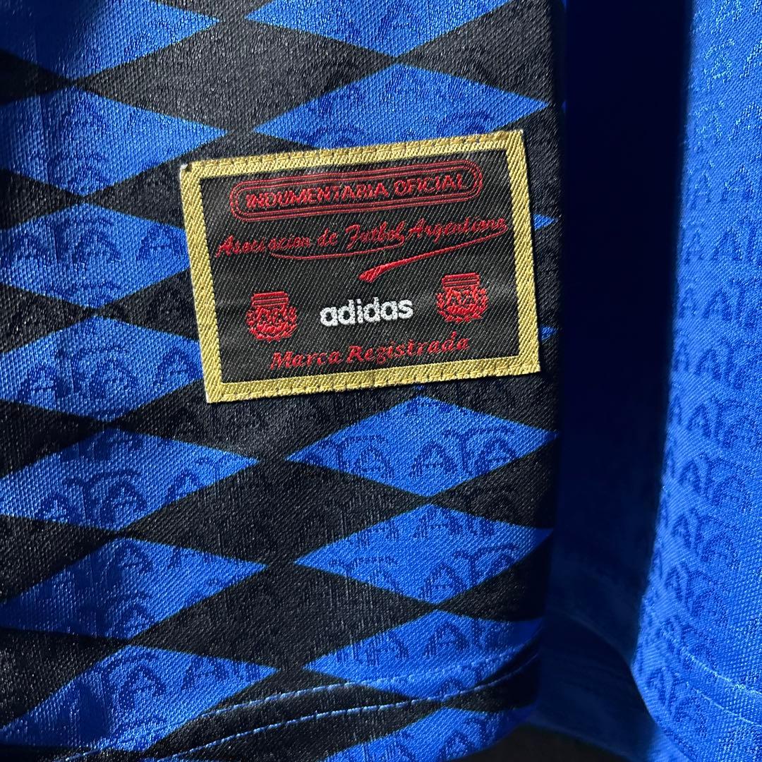 【★アルゼンチン代表】 adidas 古着 サッカー 94年 ユニフォーム XL