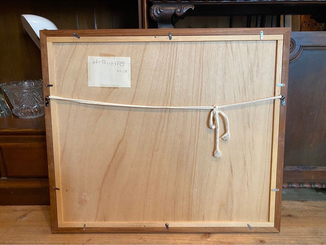 モーリス•ユトリロ 郊外の教会 ムルロー版 リトグラフ 絵画