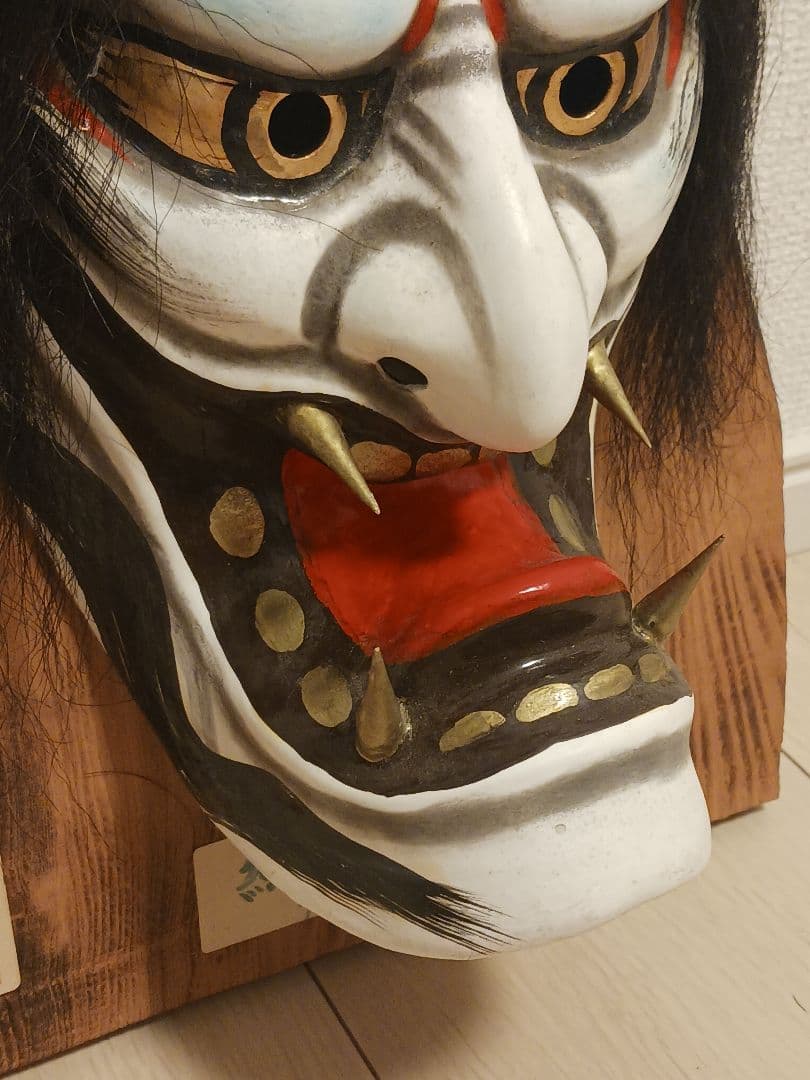 神楽面　紅葉狩り　般若　石見神楽　広島神楽　茂徳作