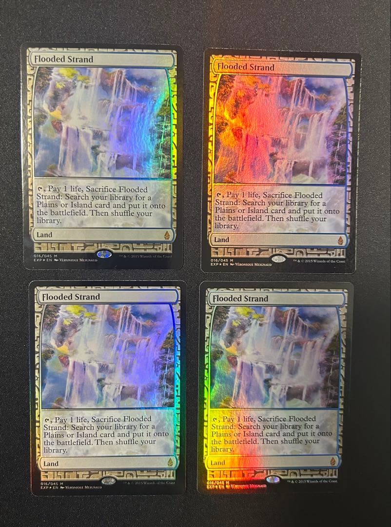 【4枚セット】溢れかえる岸辺_FOIL_EXP