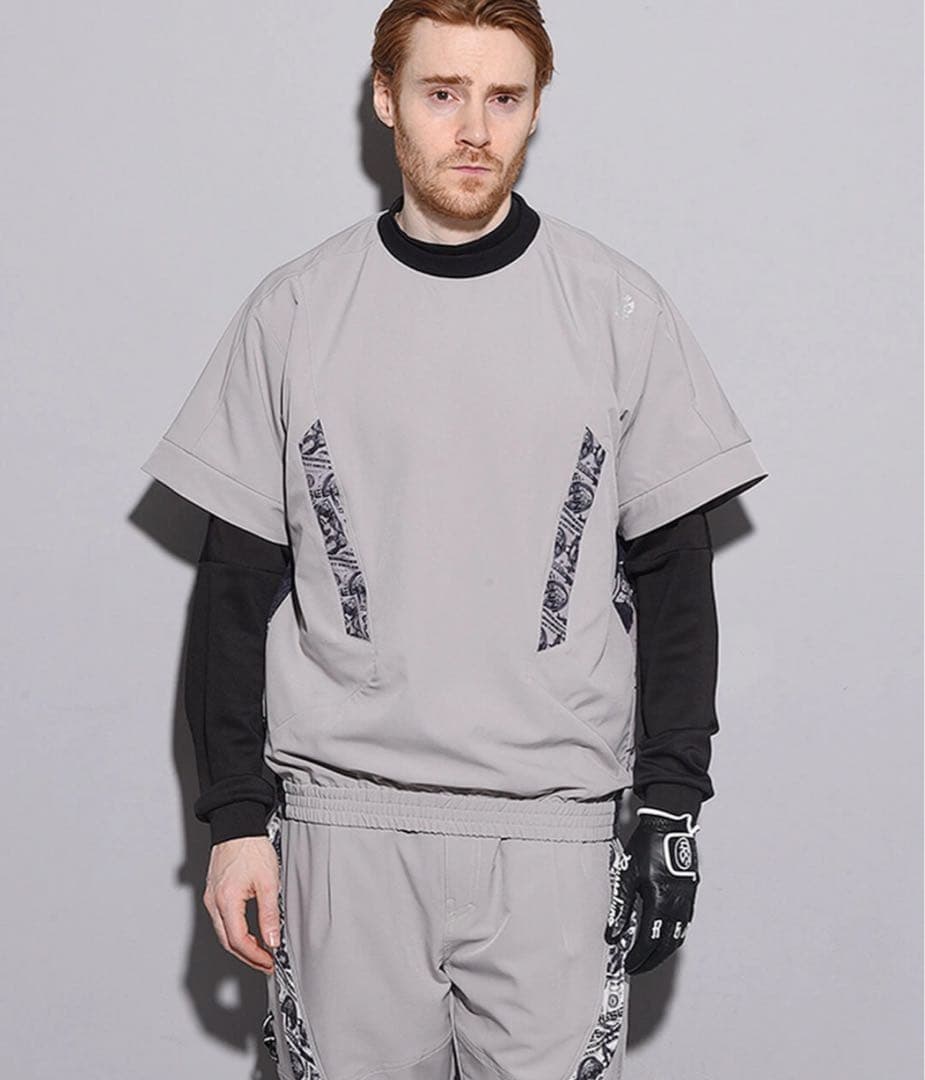 ¥72,600RUSSELUNO/M】中綿ナイロンセットアップ半袖ジョガーパンツ