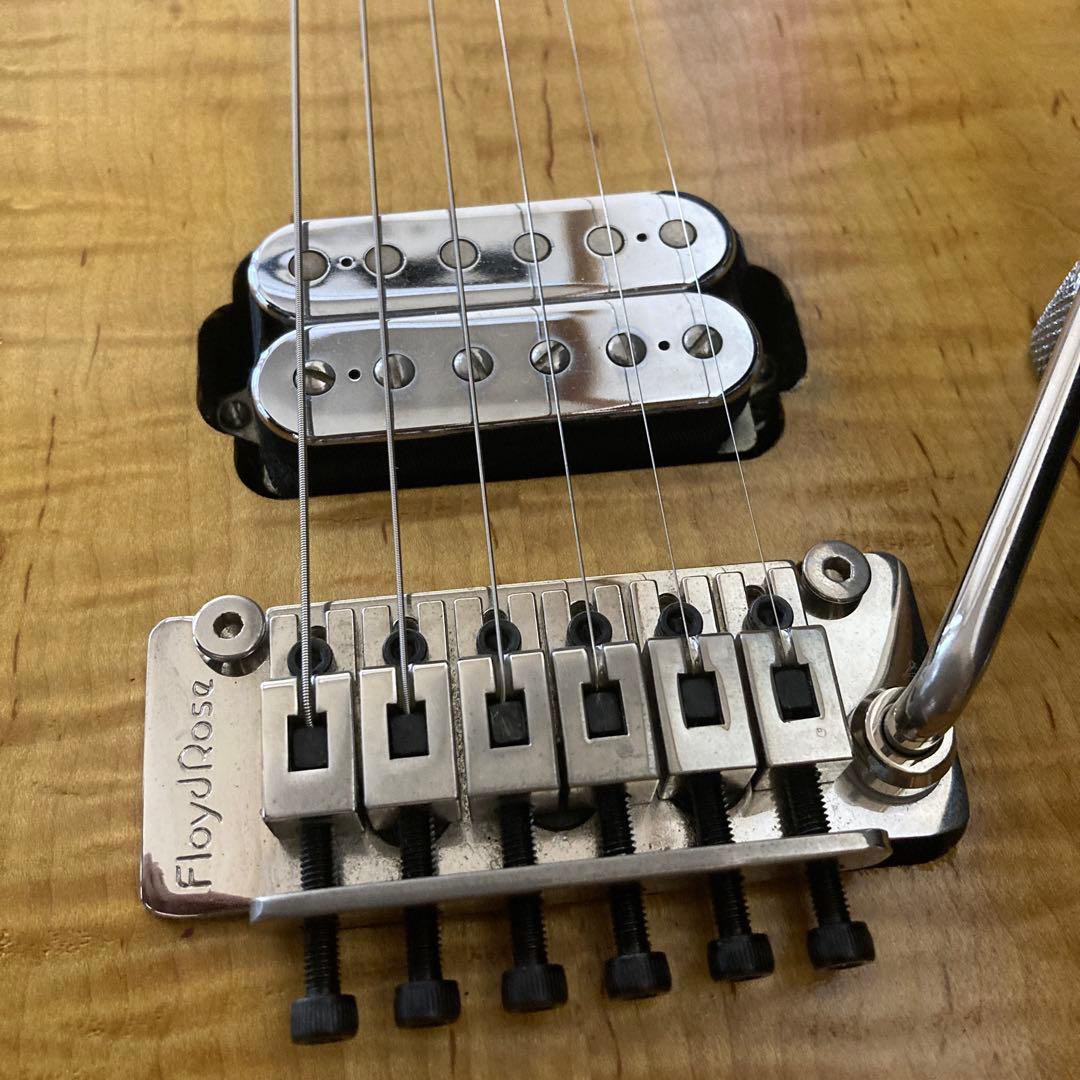 値下げしました！フレイムメイプル エレキギター 専用ケース付