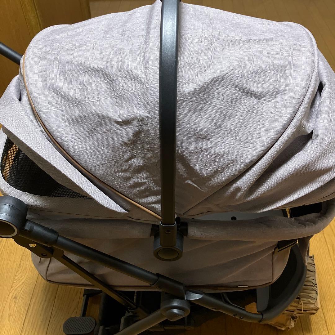 コンビ コムペット ルルテイル キャリー レンティキュラークラウズグレー　カート