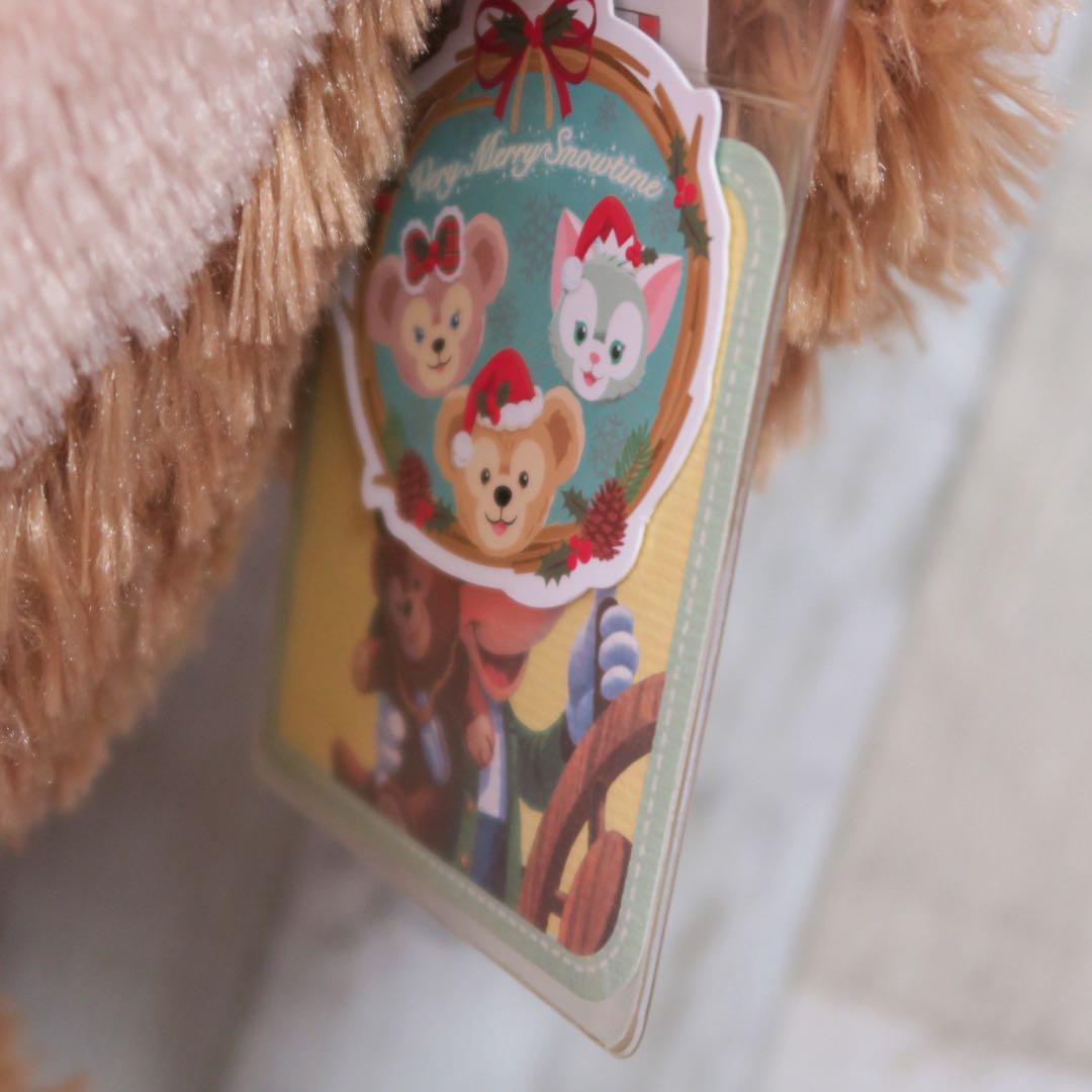 【厳選】タグ付き　クリスマス限定品　ダッフィー　ぬいぐるみＭ　東京ディズニーシー