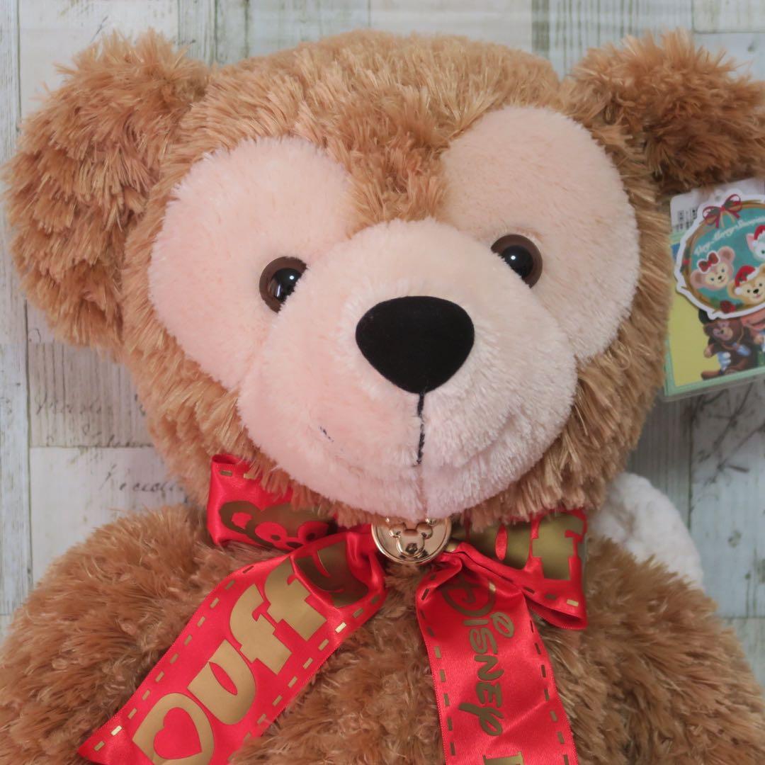 【厳選】タグ付き　クリスマス限定品　ダッフィー　ぬいぐるみＭ　東京ディズニーシー