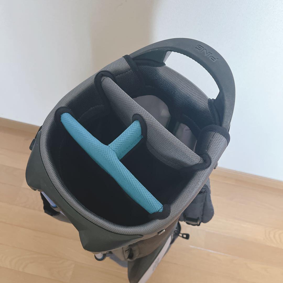 K150 PING 4シリーズ グレー スタンド式キャディバッグ