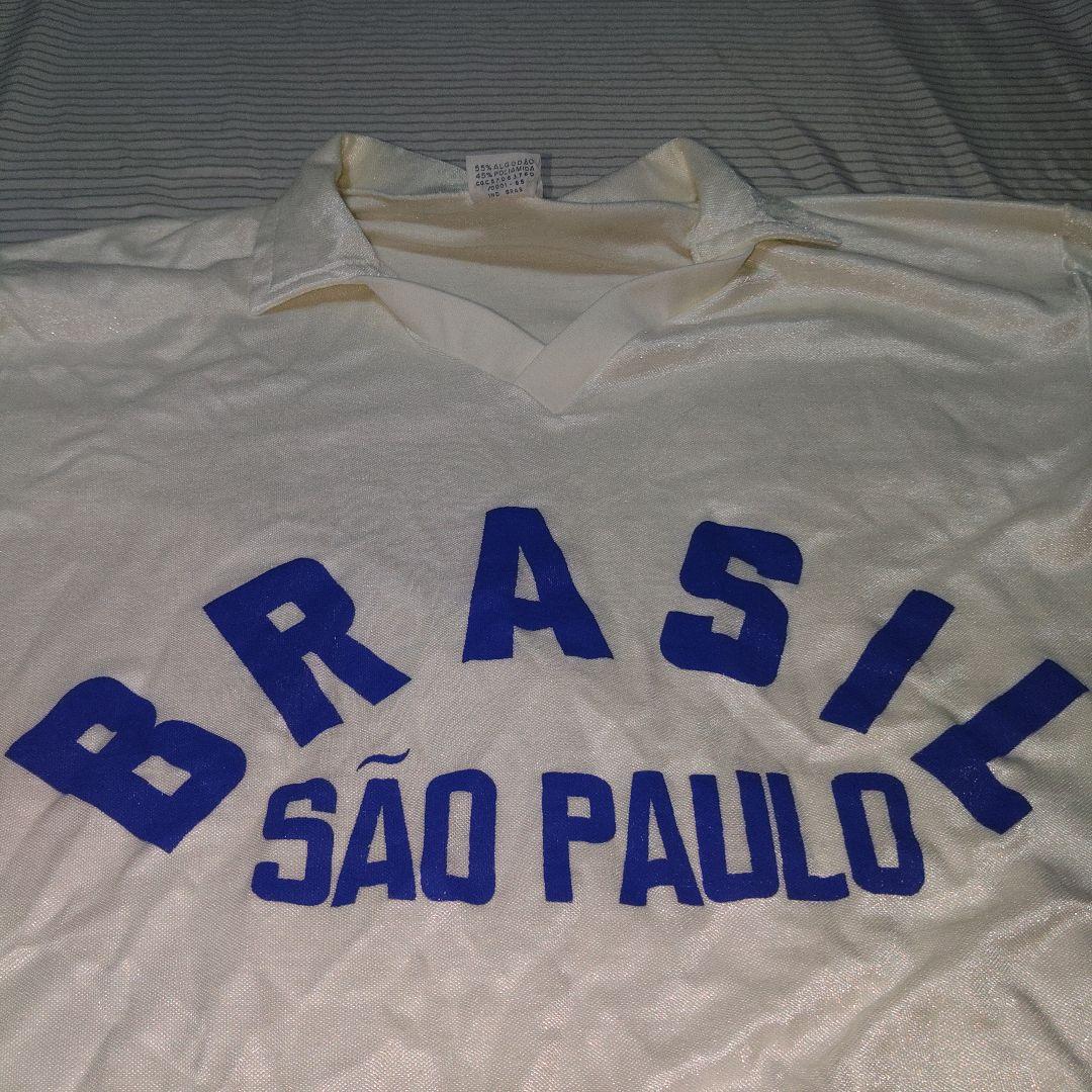 1986年来日 ブラジルサンパウロ州選抜チームのシャツ＆パンツ　ホワイト