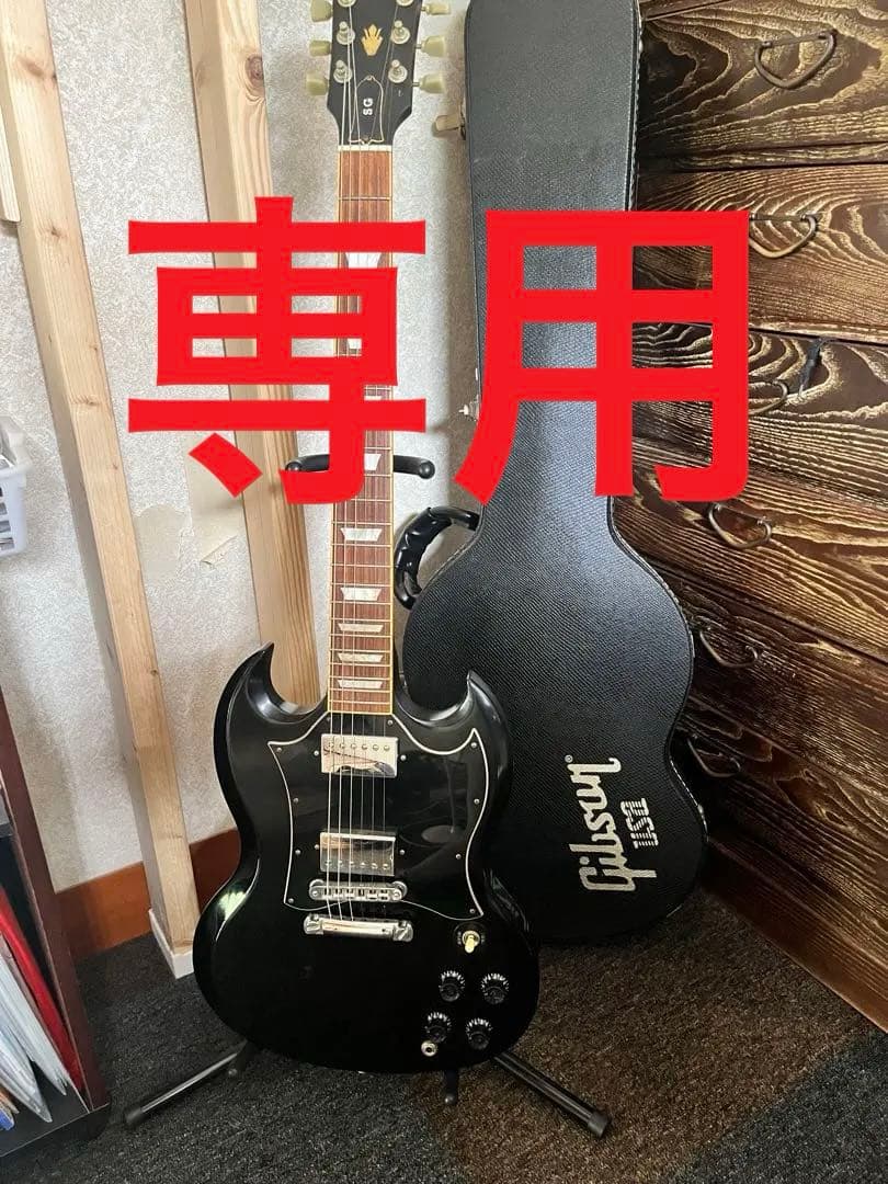 【izk】Gibson SG standard ebony、BLACK