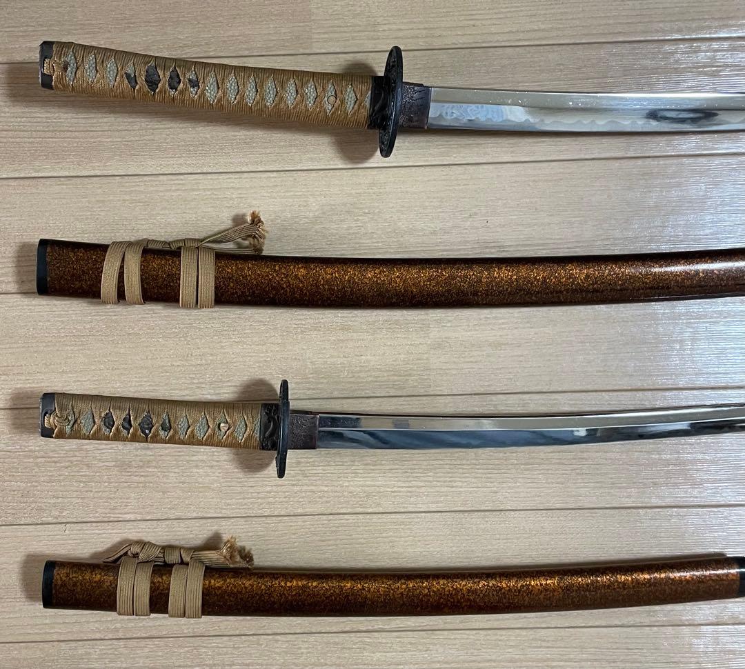 模造刀　居合刀　太刀　脇差　刀掛け　武具　b414