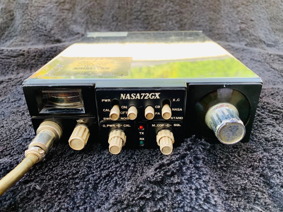 NASA 72GX CB無線 ナサ NASA 無線機 メッキ オマケ付 Used
