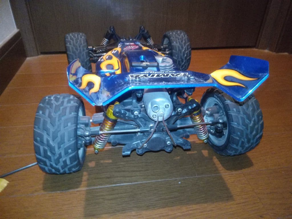 ナイトロサンダー　タミヤ　ラジコン　エンジン　ジャンク品　パーツ付き