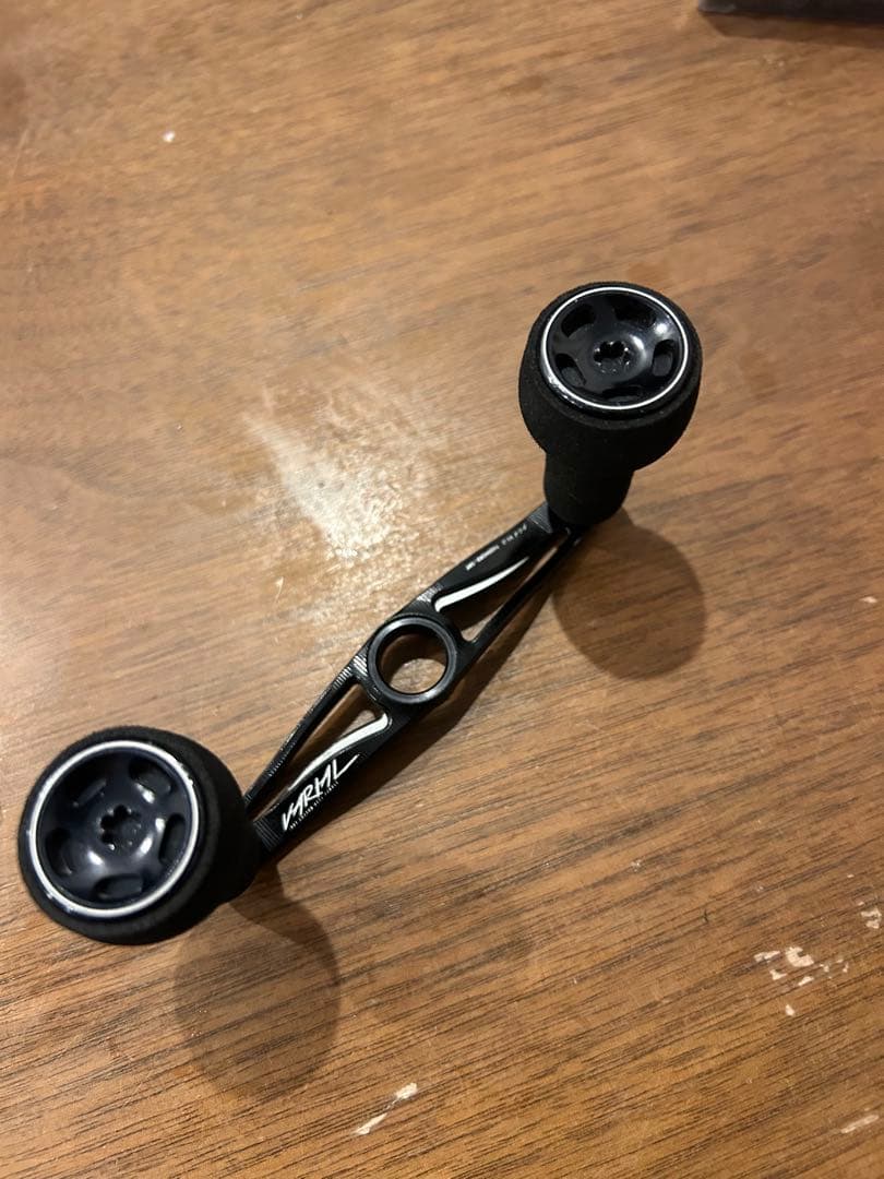 バリアルハンドル95 ブラック シマノ左巻きナット＆EVAノブスリム付き