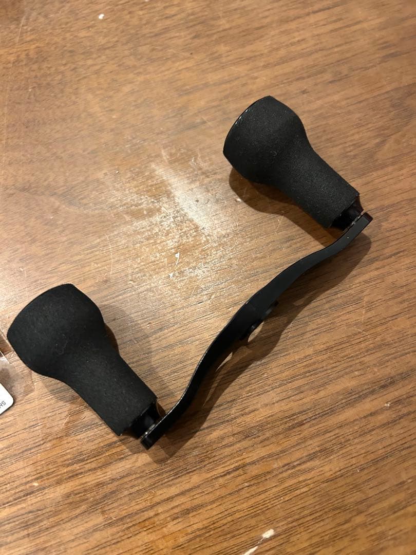 バリアルハンドル95 ブラック シマノ左巻きナット＆EVAノブスリム付き