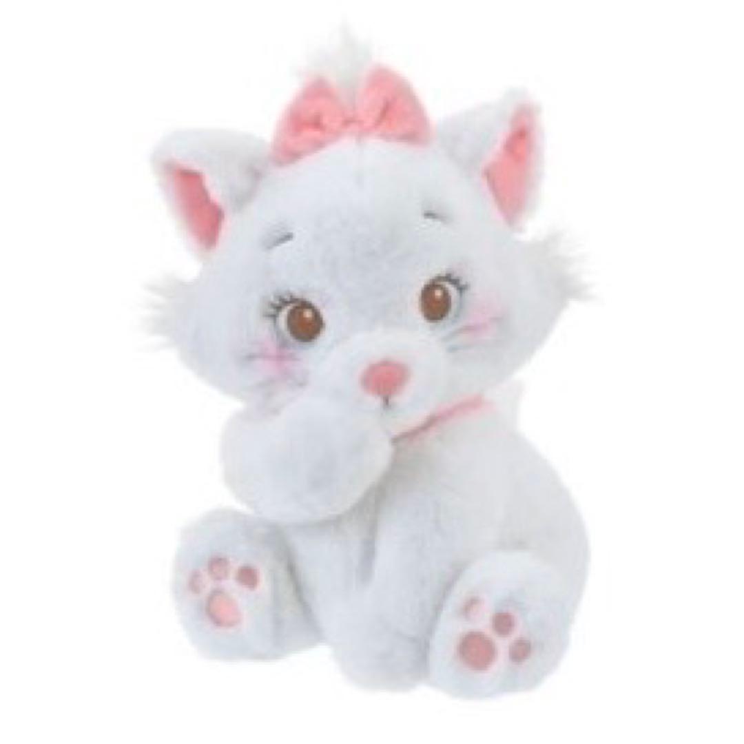 マリー ぬいぐるみ ディズニー おすわり おしゃれキャット ぺったんおすわり