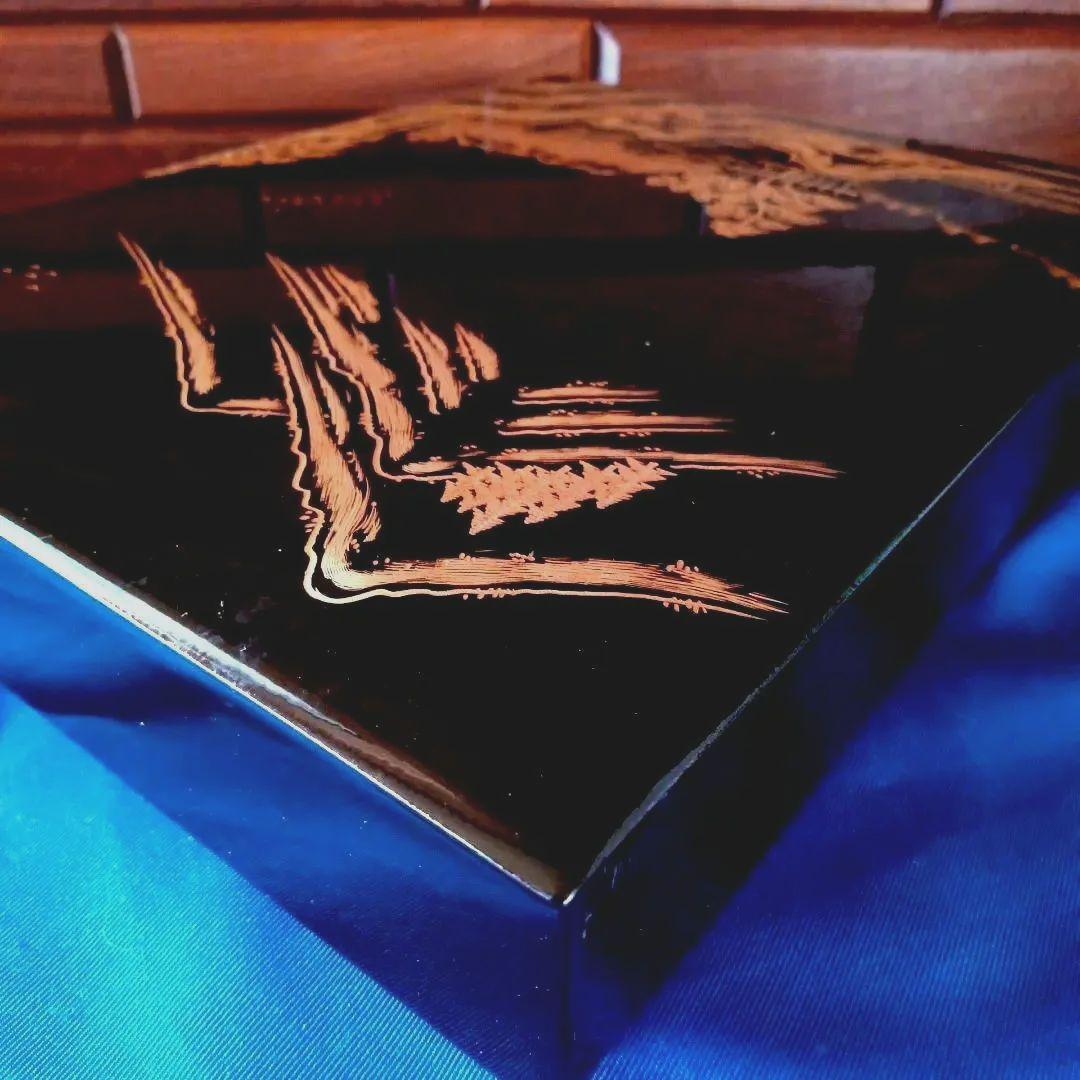 •漆器 硯箱•輪島塗 •習字道具•すずり