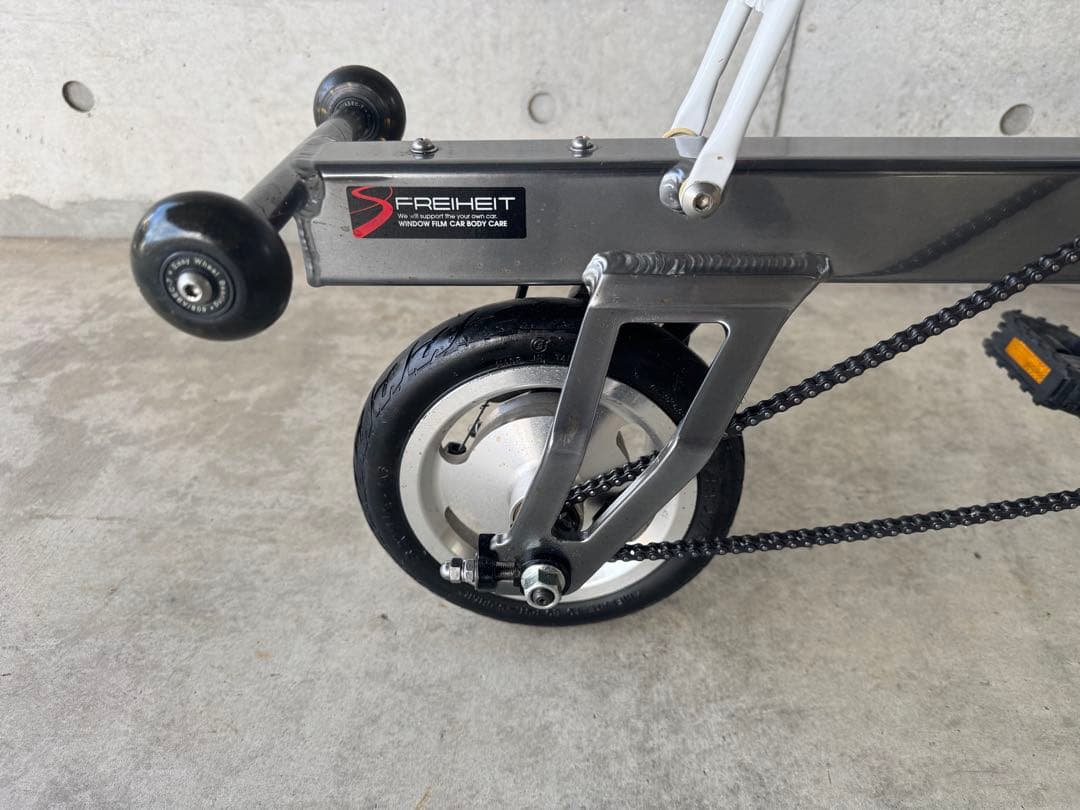 Carry Me キャリーミー 折畳み自転車 グレーメタリック ブルックスサドル