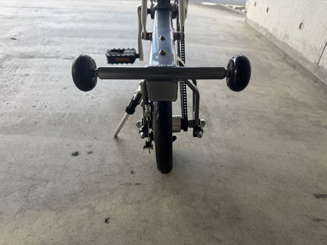 Carry Me キャリーミー 折畳み自転車 グレーメタリック ブルックスサドル