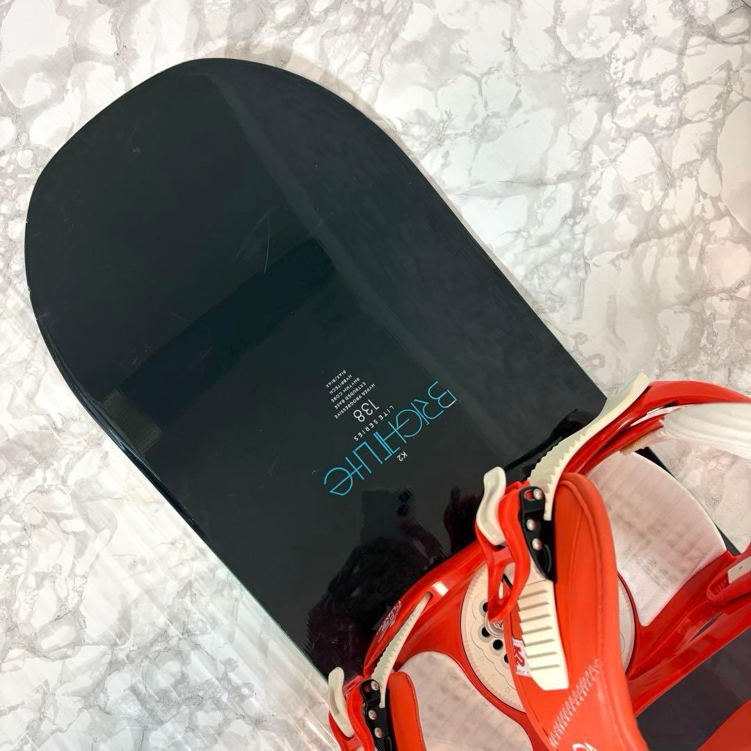 【良品】 K2 BRIGHT LITE 138 レディース スノーボード 2点