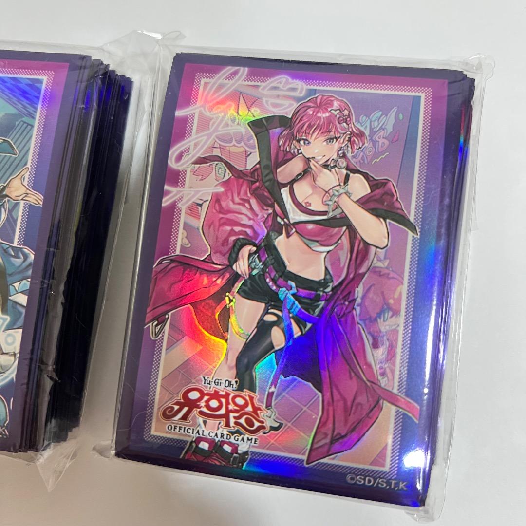 遊戯王 イビルツイン リィラ キスキル 韓国版スリーブ 100枚入り2セット