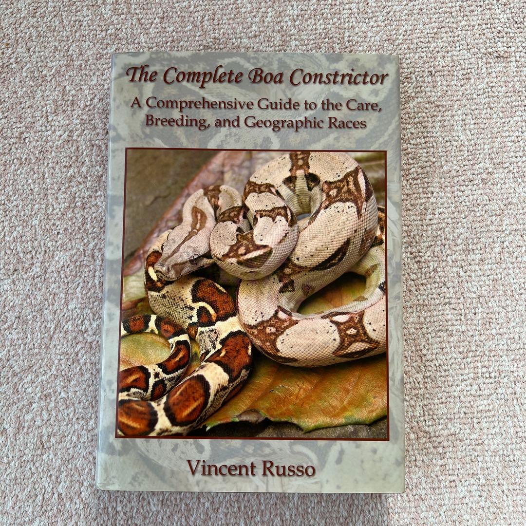 洋書　The Complete Boa Constrictor ボア