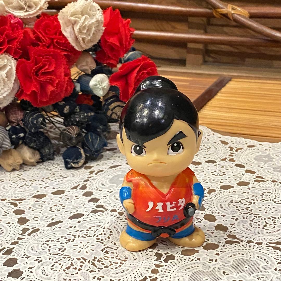 希少 ノイビタ 風のフジ丸 ソフビ人形 貯金箱 昭和レトロ レア 当時物