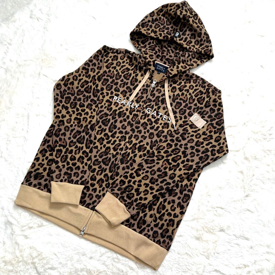 PEARLYGATESレオパードパーカーサイズ1