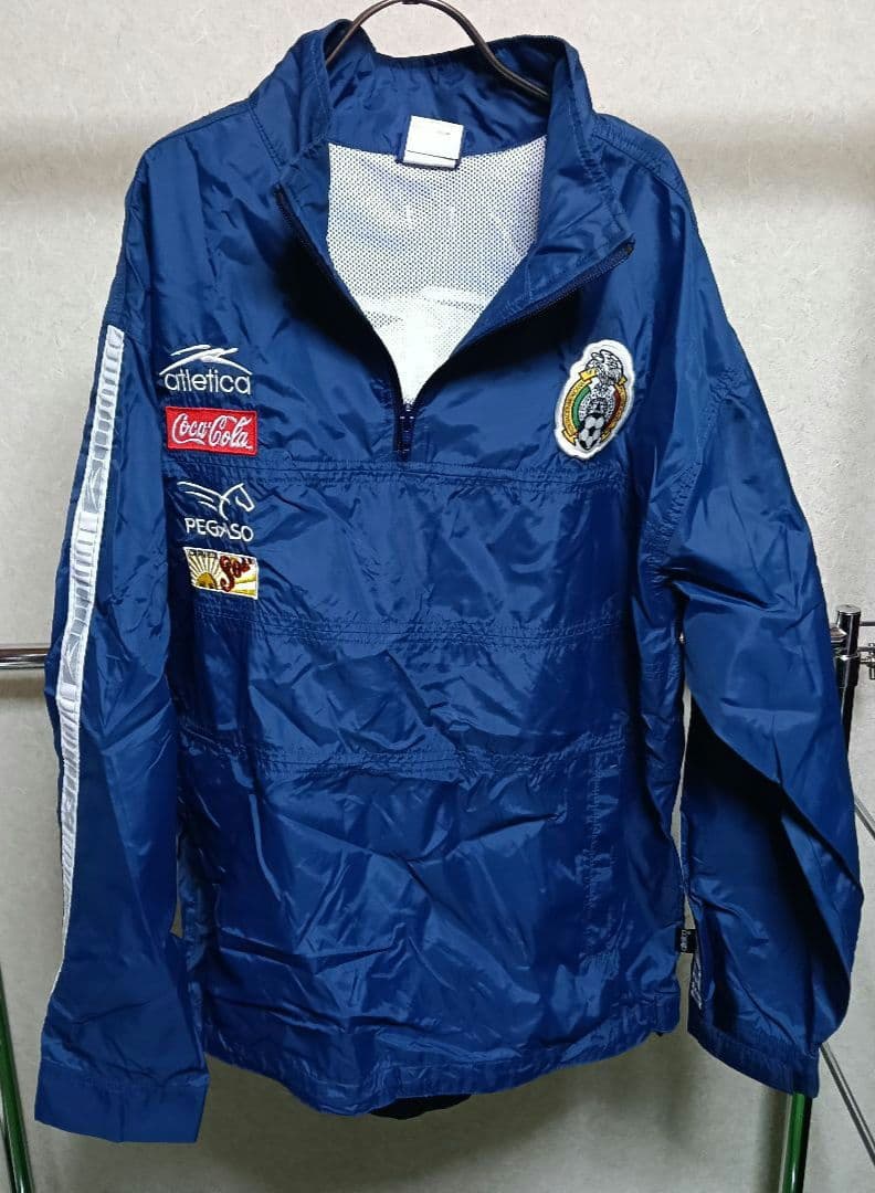 アトレティカ製 メキシコ代表 ハーフジッププルオーバー トレーニングピステ S