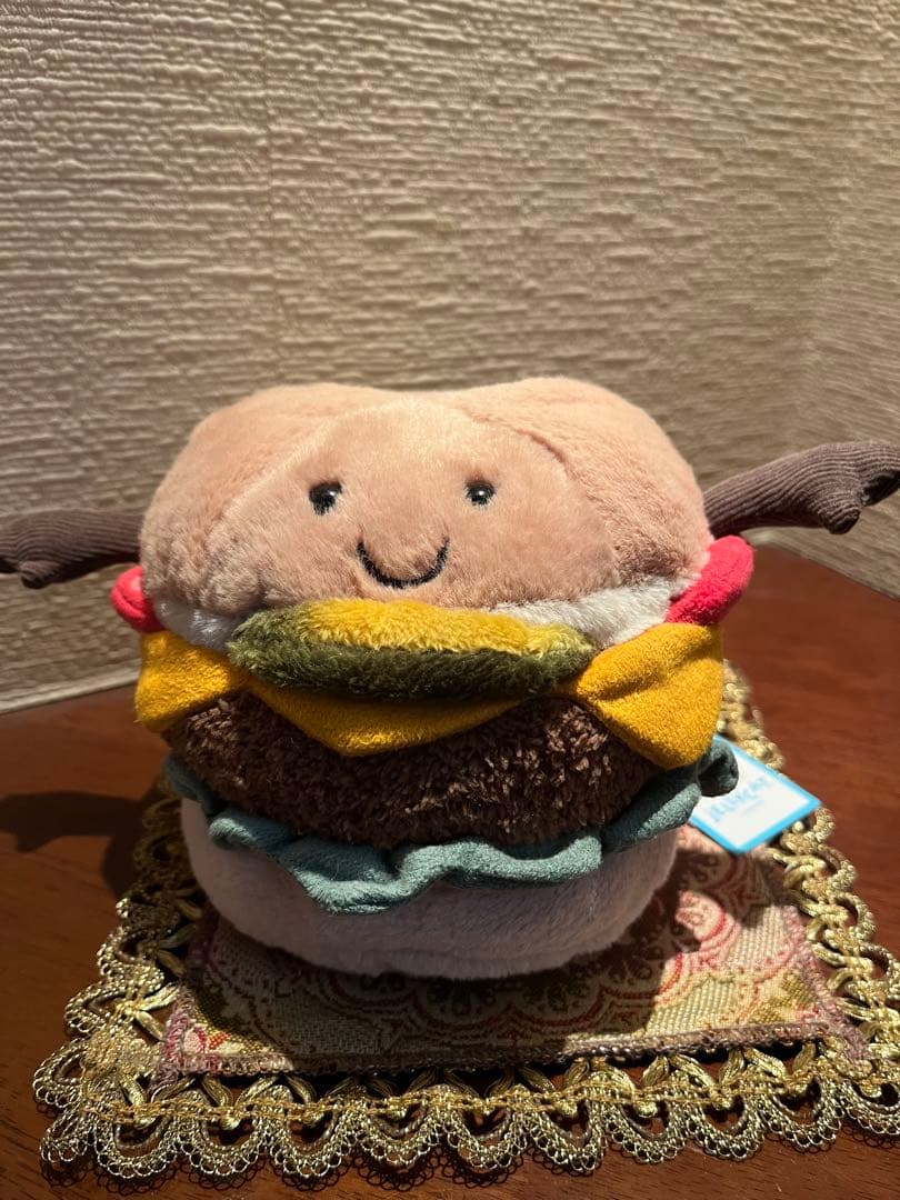  ジェリーキャット　 ハンバーガー ぬいぐるみ タグ付き
