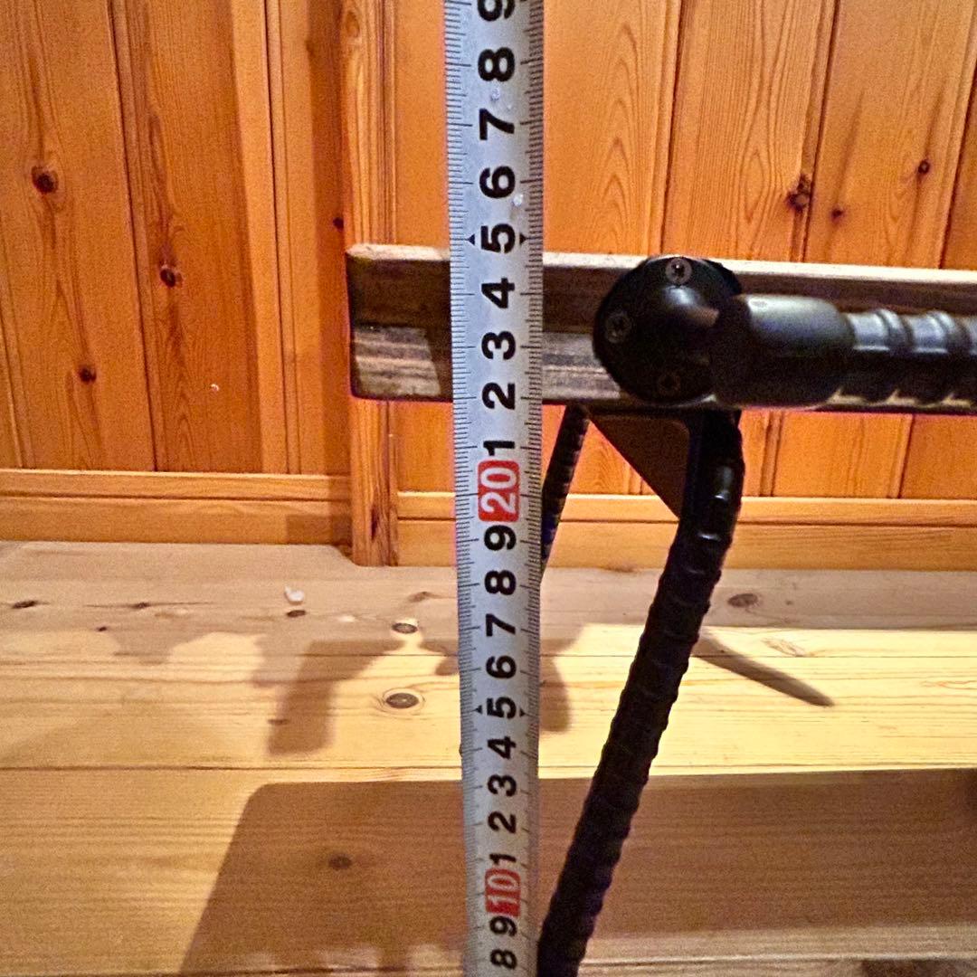 No.9 ソロテーブルロング ハンガー付　ディスプレイ棚