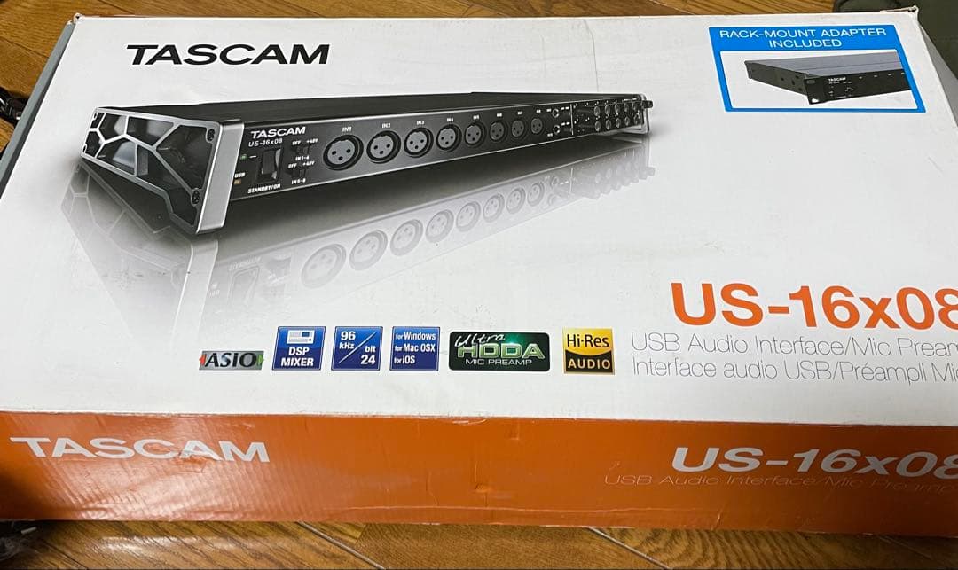 TASCAM オーディオインターフェイス 8x XLR入力