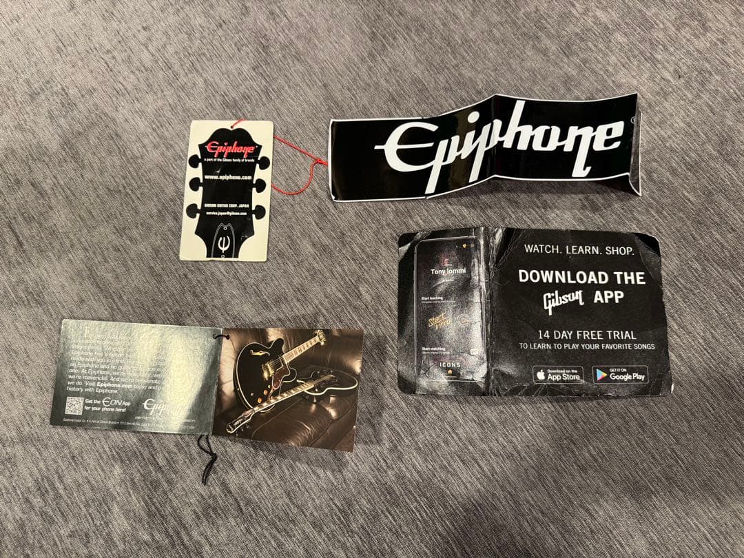 ギター Epiphone Casino Worn Olive Dra