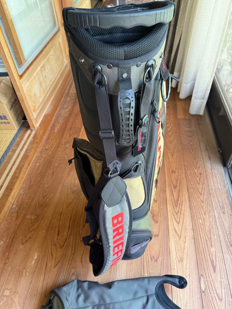 BRIEFING キャディバッグ オリーブ・ブラック限定20周年