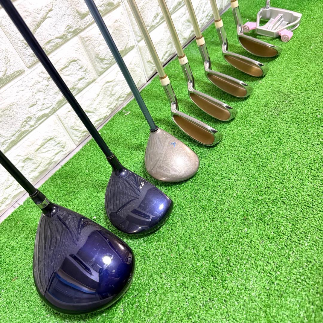 ゴルフセット　レディース　マルマン　FIGARO 打感良好　すぐ使える　カーボン