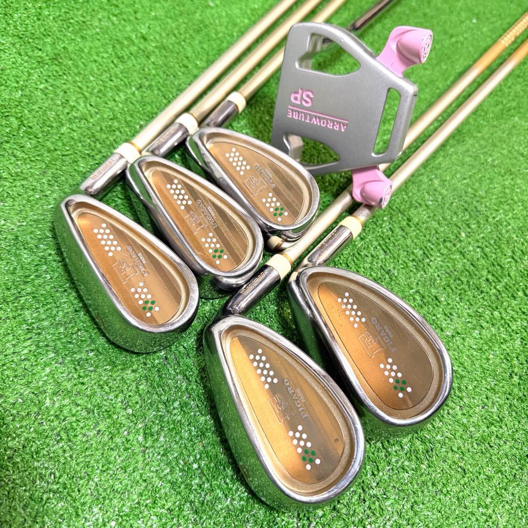 ゴルフセット　レディース　マルマン　FIGARO 打感良好　すぐ使える　カーボン