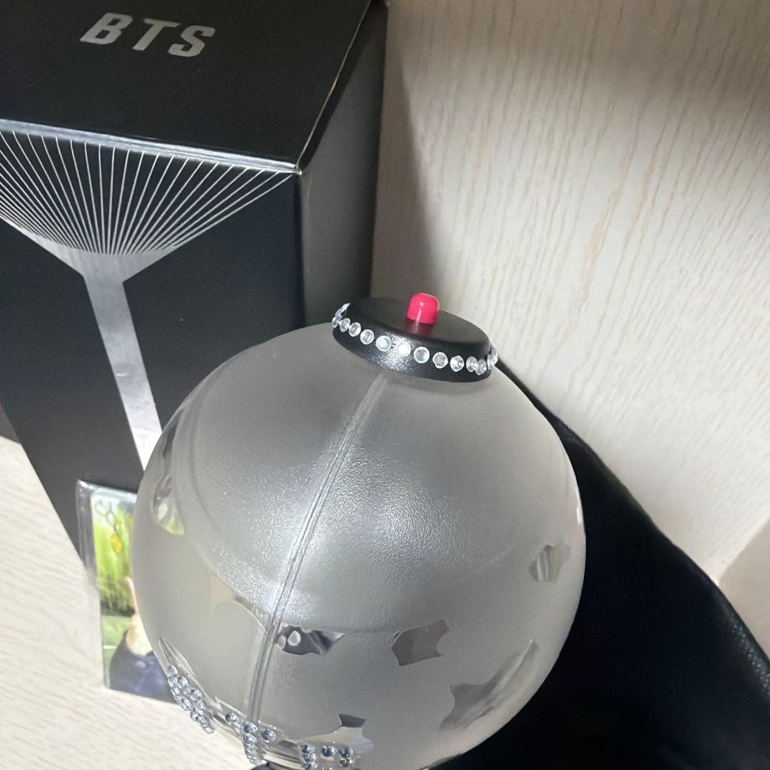 BTS ペンライト クリア フォトカード付き
