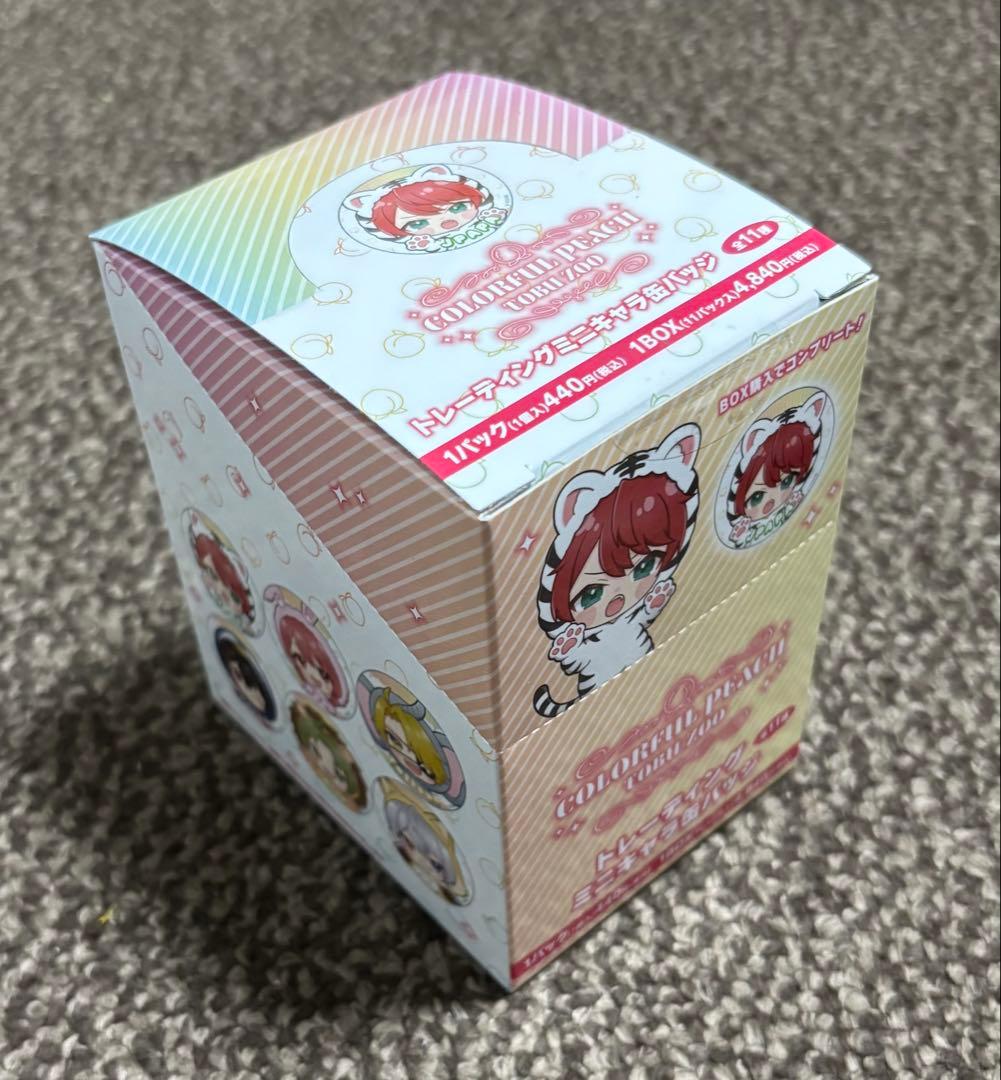 カラフルピーチ　東武動物公園　トレーディング　ミニキャラ 缶バッジ　ミニキャラ