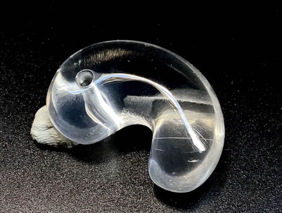 ✳ガネッシュヒマール水晶*勾玉の超最高峰　◆2度と入手は無理でしょう　鑑別書付‼️