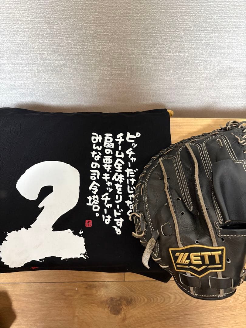 ZEETキャッチャーミット(グローブ入れ付)